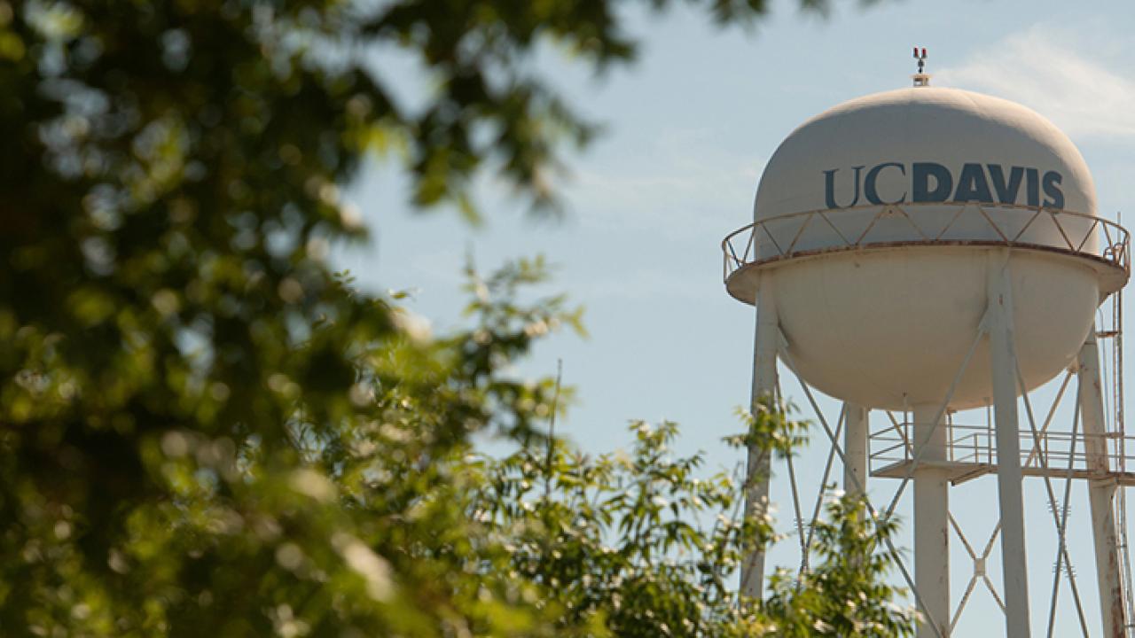 The UC Davis Water Tower
